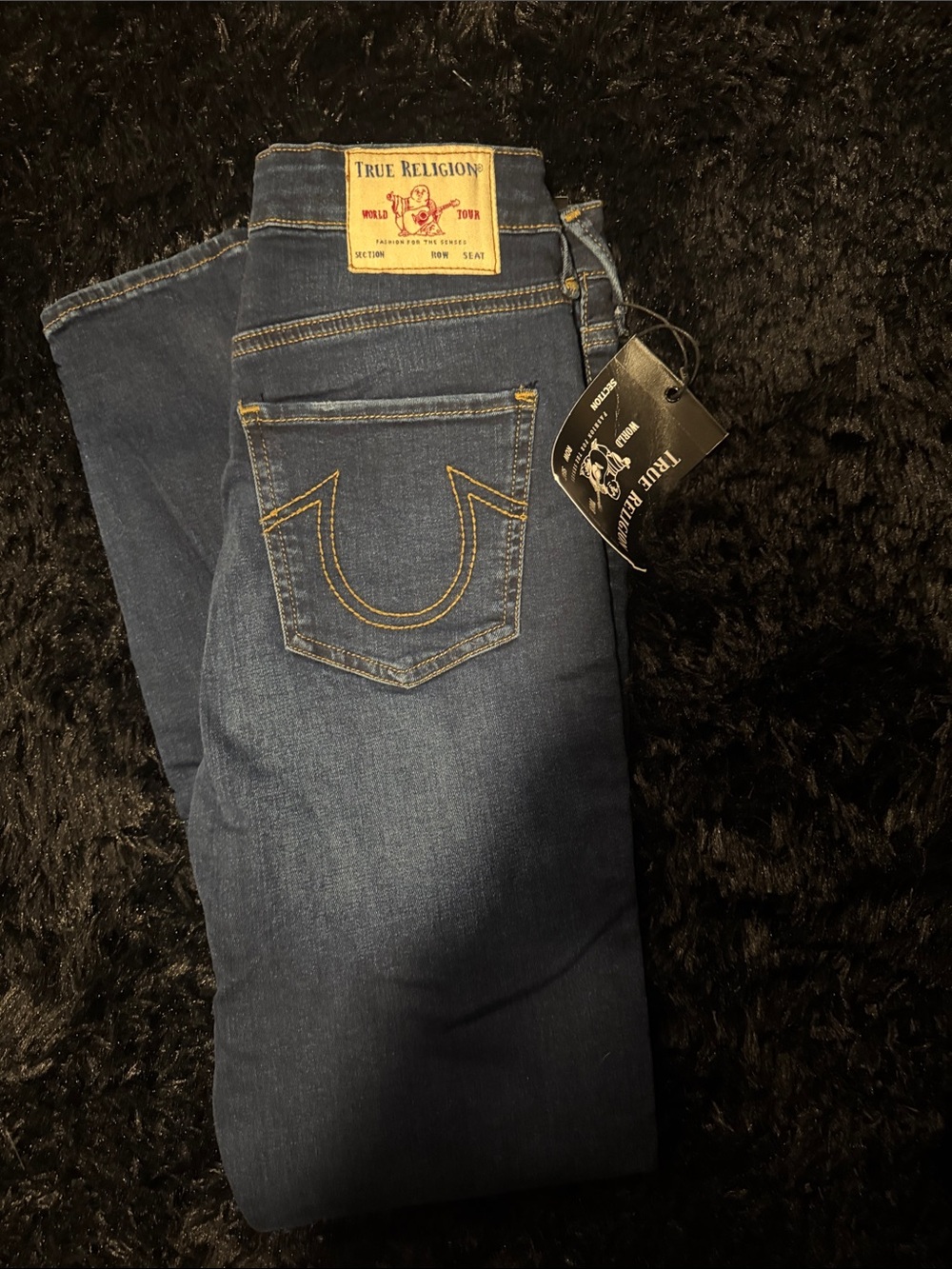 True Religion Men's Indigo Slim Straight Jeans